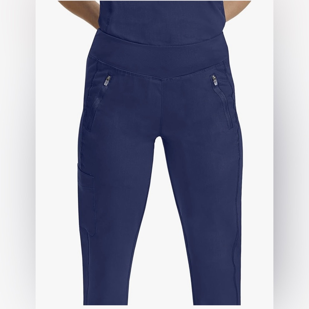 NEW Healing Hands Jogger Scrubs 6 Pocket Tara Scrub Pant 9233 Purple Label S - Picture 8 of 8